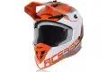 Casco cross Acerbis LINEAR Arancio Bianco