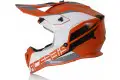 Casco cross Acerbis LINEAR Arancio Bianco