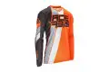 Maglia cross Acerbis Mx J-Track Four Arancio Nero