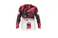 Maglia cross bambino Acerbis Mx J-Kid Four Bianco Viola