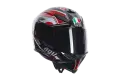 Casco integrale AGV K5 DIMENSION Nero Bianco Rosso