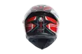 Casco integrale AGV K5 DIMENSION Nero Bianco Rosso