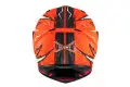 Casco integrale Suomy Track-1 404 MATT E06 Arancione fluo in fibra