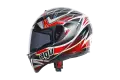 Casco integrale Agv K-3 SV rav nero bianco rosso