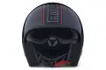 Casco Jet Momo Design Cruiser Antracite Lucido Nero Rosso