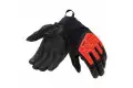 Guanti moto estivi T-UR G-THREE 3D Nero Rosso