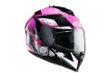 Casco integrale HJC IS17 Pink Rocket MC8