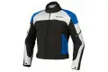 Giacca moto Dainese Atallo D-Dry nero-dawn-blue-princess blue