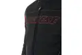 Giacca moto Dainese Federico Tex nero-rosso