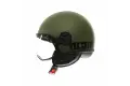 Casco jet Momodesign FGTR CLASSIC E2206 MONO Verde militare Nero opaco