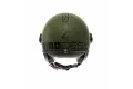 Casco jet Momodesign FGTR CLASSIC E2206 MONO Verde militare Nero opaco