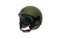 Casco jet Momodesign FGTR CLASSIC E2206 MONO Verde militare Nero opaco