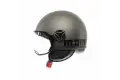Casco jet Momodesign FGTR EVO E2206 MONO Titanio Nero opaco