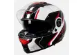 Casco modulare Befast GLOBAL CONNECT con interfono integrato Bianco Rosso Nero