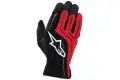 Guanti cross-enduro Alpinestars Frame nero-rossi