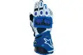 Guanti moto racing in pelle Alpinestars GP-Pro blu