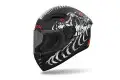 Casco integrale Airoh CONNOR MYTH Nero Bianco opaco