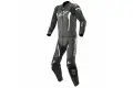 Tuta moto pelle divisibile Alpinestars MISSILE TECH-AIR® COMPATIBILE Nero Bianco 