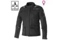 Giacca moto donna touring Befast BOLT Lady CE Certificata 3 strati Nero