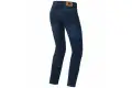Jeans moto donna Befast Iron Tech Lady CE Certificati con fibra aramidica Blu