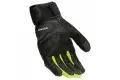 Guanti moto pelle Befast SUPPORTER CE Certificati Nero Bianco Giallo Fluo