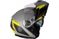 Casco modulare Befast Tank con doppia omologazione P/J Grigio Giallo