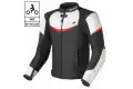 Giacca moto pelle racing Befast PORTIMAO CE Nero Bianco Rosso