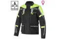 Giacca moto donna touring Befast TOURING TECH Lady CE certificata 3 strati Nero Giallo