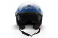 Casco jet Befast Rapid II doppia visiera Blu Opaco