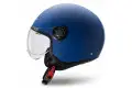 Casco jet Befast Rapid II doppia visiera Blu Opaco