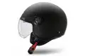 Casco jet Befast Rapid II doppia visiera Nero Opaco