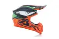 Casco cross Acerbis Blackmamba Profile 3.0 Opaco Blu arancio Fluo