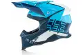 Casco cross Acerbis IMPACT X-RACER VTR in fibra Bianco Blu