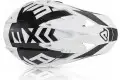 Casco cross Acerbis IMPACT X-RACER VTR in fibra Bianco Nero