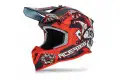 Casco cross Acerbis LINEAR Blu Rosso