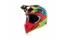 Casco cross Acerbis Snapdragon Profile 3.0 nero rosso verde fluo