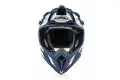 Casco cross Acerbis X-PRO VTR in fibra Bianco Blu