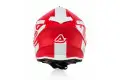 Casco cross Acerbis X-PRO VTR in fibra Rosso Bianco