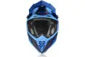 Casco cross Acerbis X-Track VTR in fibra Blu