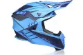 Casco cross Acerbis X-Track VTR in fibra Blu