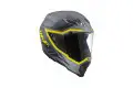 Casco cross Agv AX-8 Evo Naked Multi Karakum camo giallo fluo