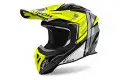 Casco cross Airoh AVIATOR ACE 2 ENGINE in fibra Giallo lucido