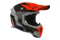 Casco Cross Airoh Aviator Ace 2 Shield Arancio Opaco In Fibra