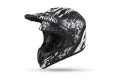 Casco cross Airoh Switch Backbone Nero Bianco Opaco