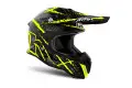 Casco cross Airoh Terminator Open Vision Carnage in fibra giallo opaco