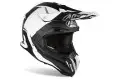 Casco cross Airoh Terminator Open Vision Slider in fibra Nero Opaco