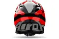 Casco cross Airoh TWIST 3 KING Rosso lucido