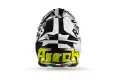 Casco cross Airoh Twist Racr Nero Bianco Giallo Lucido