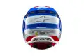 Casco cross Alpinestars SUPERTECH S-M10 AEON HELMET ECE 22.06 Rosso brillante Blu Lucido