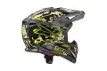 Casco cross Axo Jump camouflage Nero Verde Beige